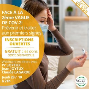 Face à la 2ème vague de COV-2 : Prevenir et traiter aux premiers signes