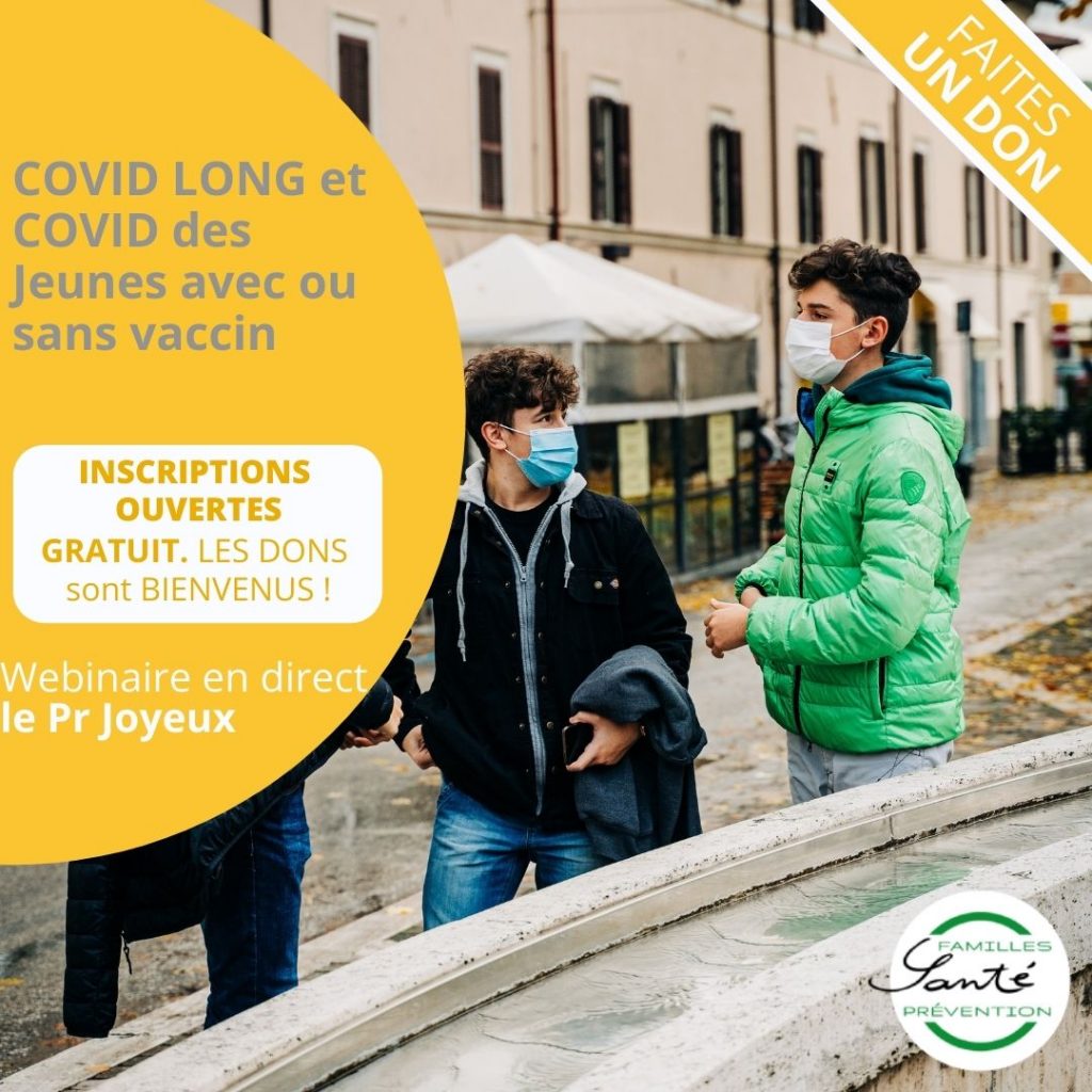 COVID LONG et COVID des Jeunes avec ou sans vaccin