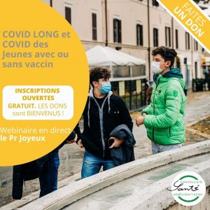 COVID LONG et COVID des Jeunes avec ou sans vaccin