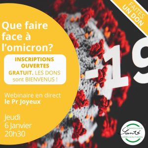 Webinaire: Que faire face à l’omicron