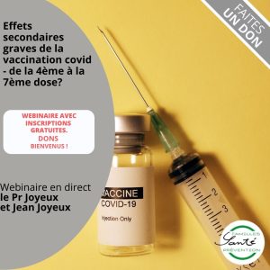 Webinaire: Effets secondaires graves de la vaccination covid - de la 4ème à la 7è