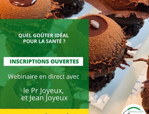 Webinaire: Quel goûter idéal pour la Santé?